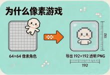 为什么像素游戏64×64 像素角色，导出 192×192 透明 PNG？-Unity爱好者